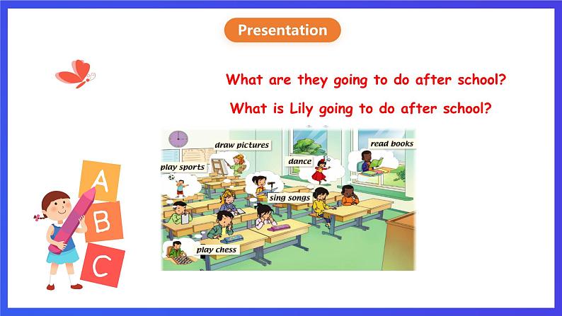 人教版(新起点)英语三年级下册 Unit 3《After School Activities》Lesson 1 课件第5页