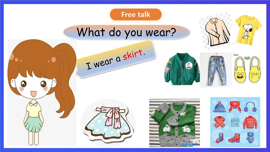 川教版（三起點）英語五下 Unit 2 Lesson 1《Seasons and Clothes Let's talk》課件第4頁