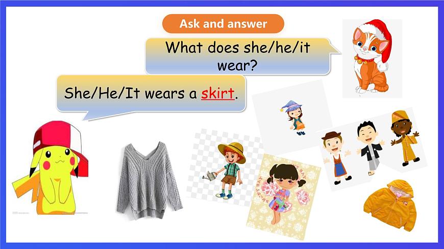 川教版（三起點）英語五下 Unit 2 Lesson 1《Seasons and Clothes Let's talk》課件第5頁