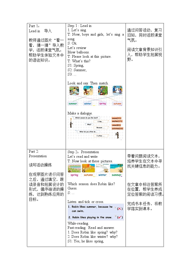 Unit2 第6课时(教学设计)Part B-C Read and write ~ Story time 第2页