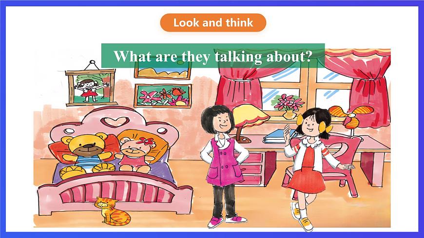接力版英語五下 Lesson 3《There is a desk beside the bed. 》Period 1 課件第3頁