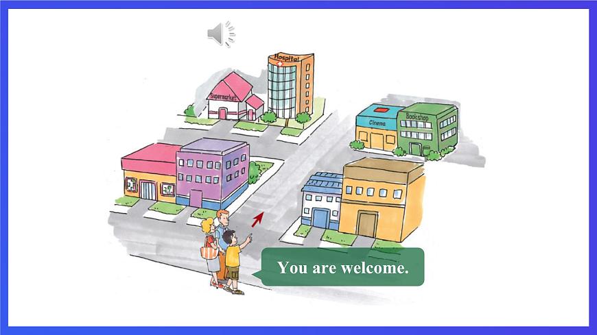 接力版英語(yǔ)五下 Lesson 6《Is there a bookshop near here？》Period 1 課件第7頁(yè)