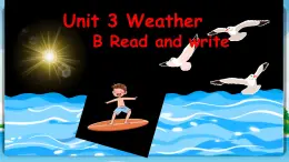 Unit 3 Weather-Read and write（课件）-2024-2025学年人教PEP版英语四年级下册