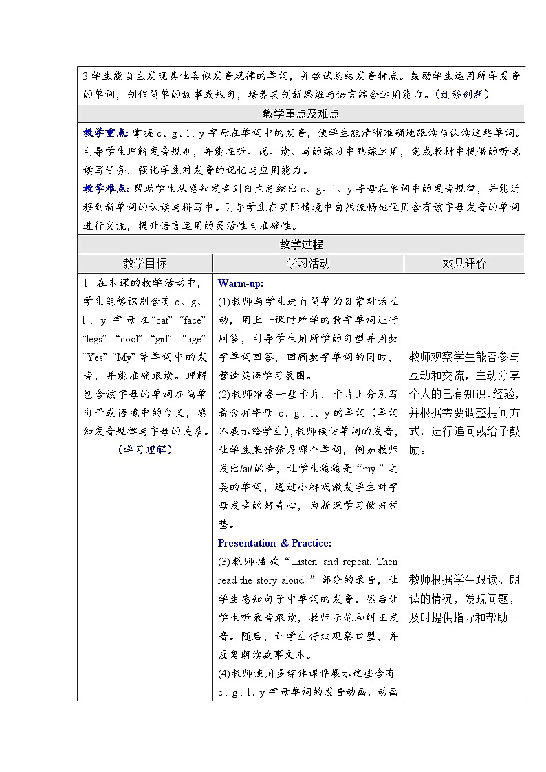 Unit 6 Numbers in life Part A(Let’s spell)(教案)-2024-2025学年人教PEP版(2024)英语三年级下册第2页