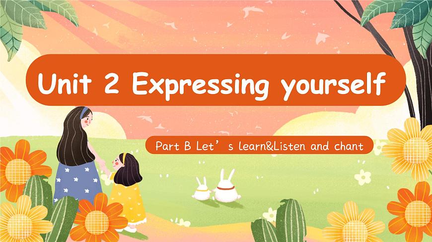 Part B Let's learn&Listen and chant（課件）第1頁