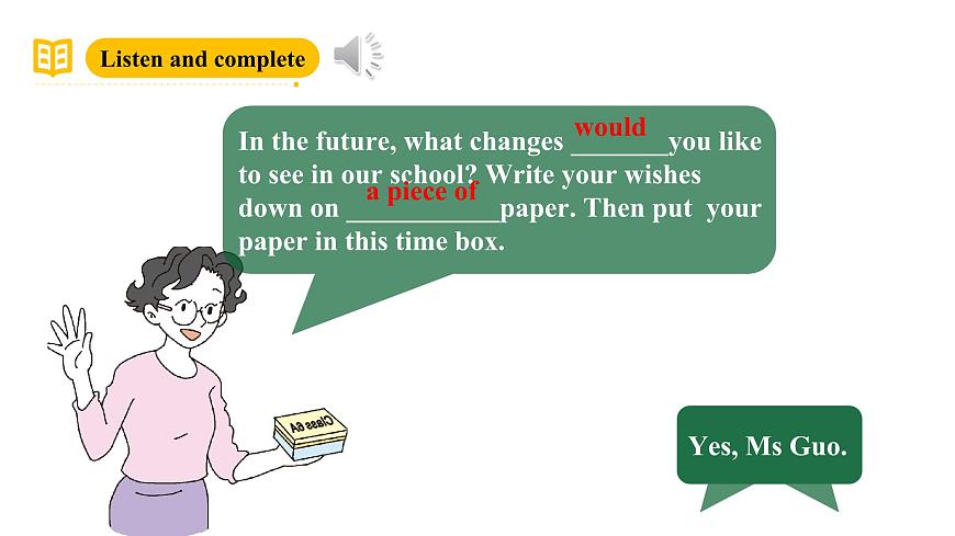 滬教牛津版(六三制一起)六下 Module 1 Unit 3《Our school in the future》Period 1 課件第6頁