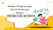 沪教牛津版(六三制一起)(2024)六年级下册Unit 12 The five peas优质ppt课件