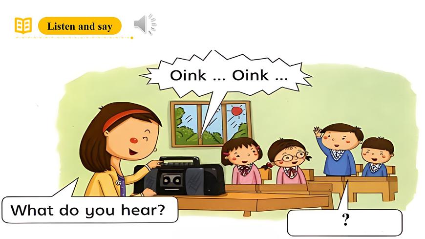 滬教牛津版(六三制一起)一下 Module 1 Unit 2《Listen and hear》Period 1 課件第8頁(yè)
