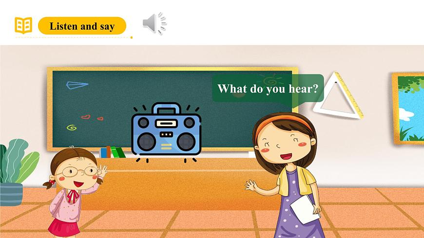 滬教牛津版(六三制一起)一下 Module 1 Unit 2《Listen and hear》Period 2課件第5頁(yè)