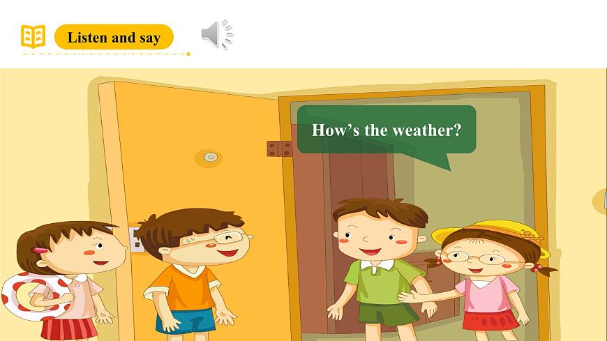 滬教牛津版(六三制一起)一下 Module 3 Unit 8《Weather》Period 3 課時第8頁