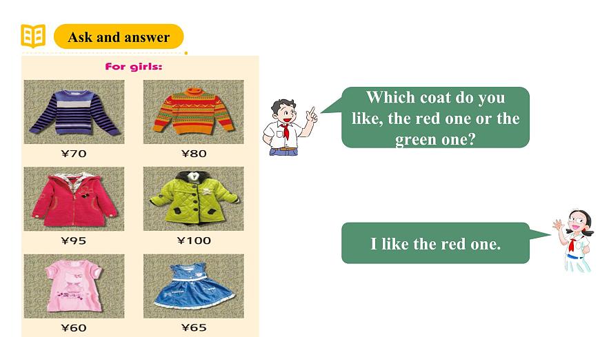 滬教牛津版(六三制一起)五下 Module 3 Unit 8《Buying clothes》Period 2 課件第7頁