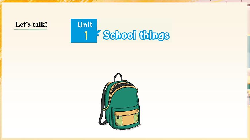三下 Unit 1 School things (Lead-in & Cartoon time)_ppt課件第4頁