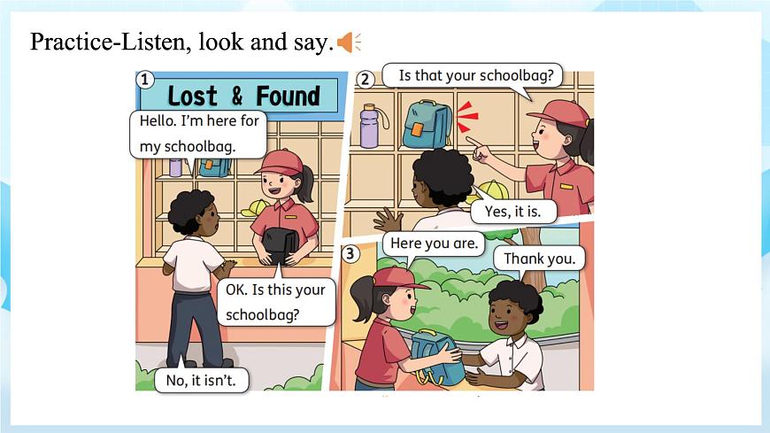 科普版（2024）英語三年級上冊 Unit 6 My schoolbag Period 2（課件）第6頁