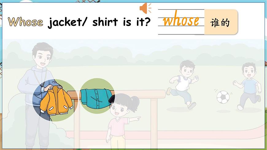 Lesson 2 Whose shirt is this？第6頁