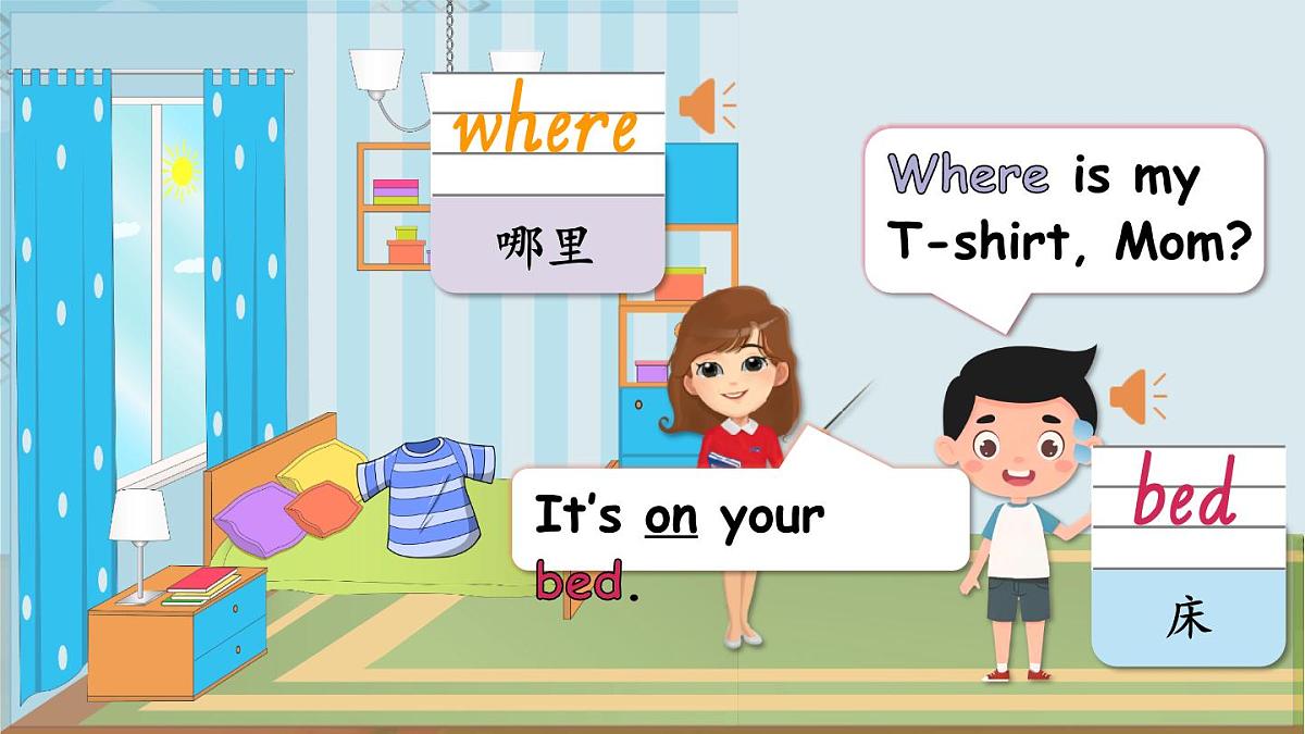 Lesson 3 Where is my sweater?第4页