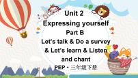 小学英语人教版PEP(2024)三年级下册(2024)Unit 2 Expressing yourself授课ppt课件