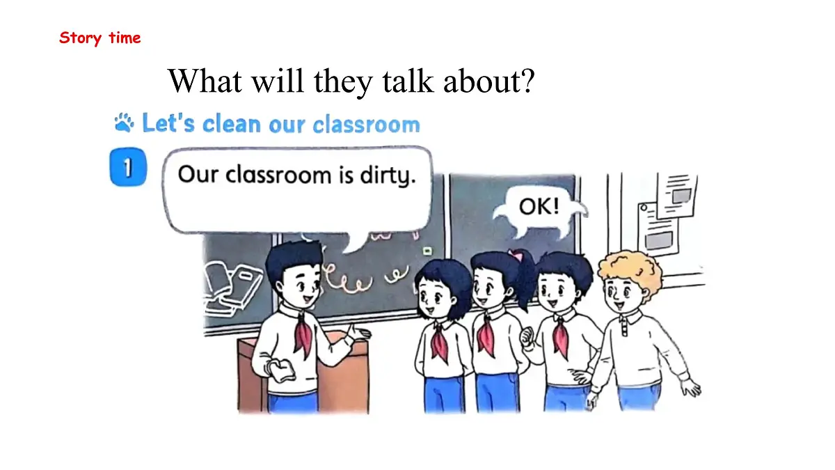 译林版三下英语Unit2 Clean our classroom第二课时课件第4页