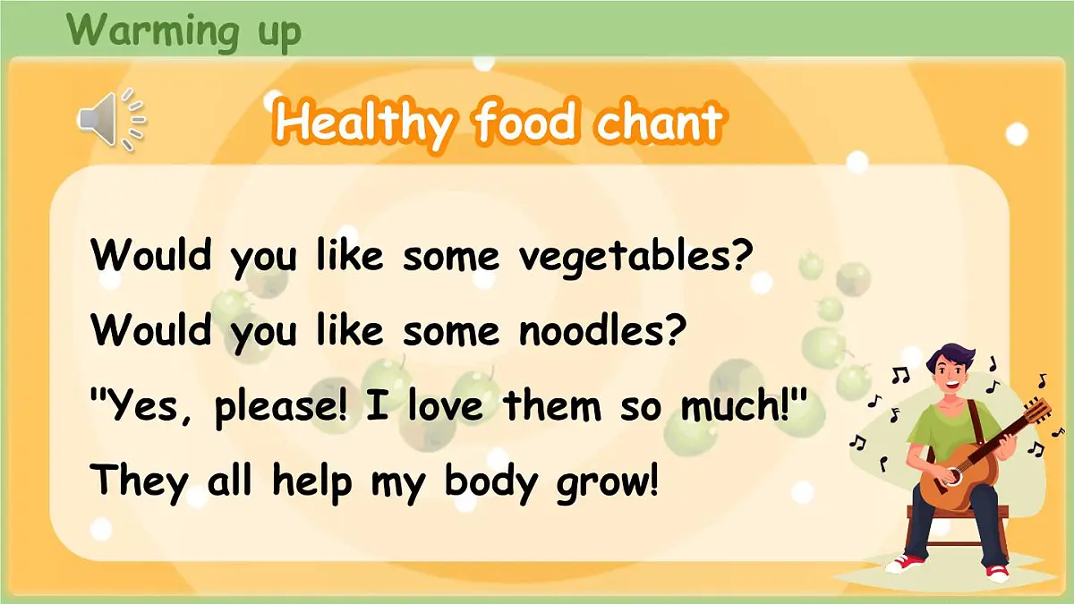 2024版人教版三年级下册英语Unit 4 Healthy food C Project同步课件第4页