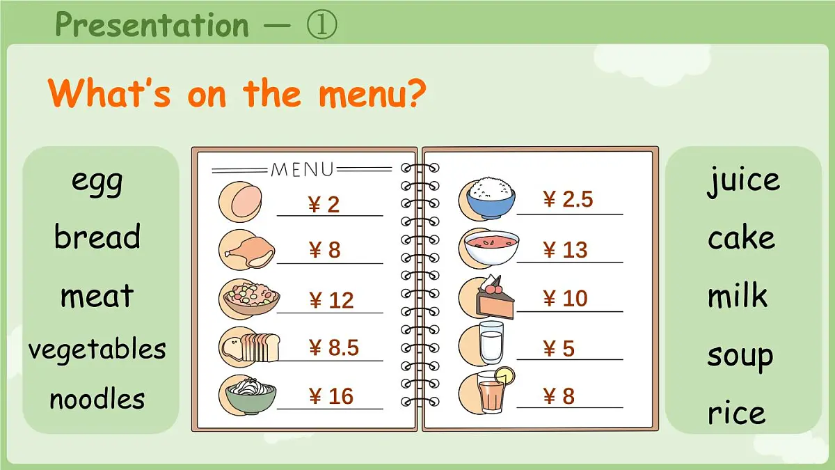 2024版人教版三年级下册英语Unit 4 Healthy food C Project同步课件第6页