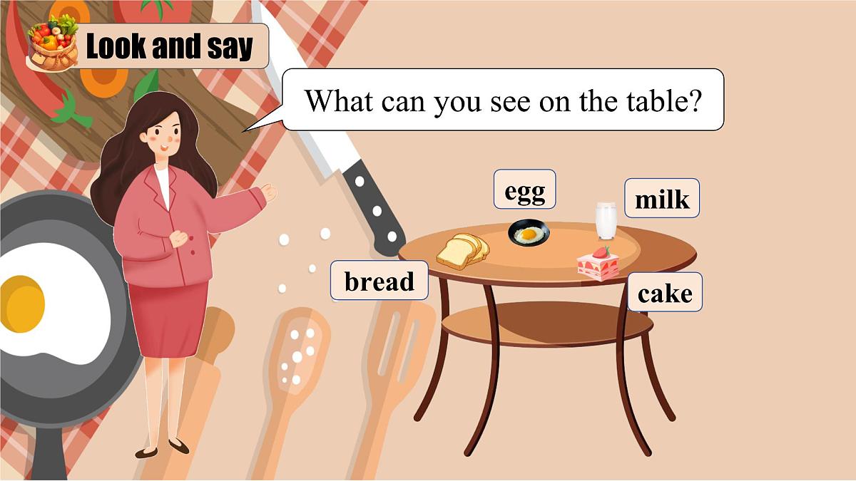 2024版人教版三年级下册英语Unit 4 Healthy food A talk同步课件第8页