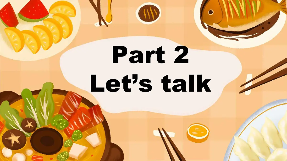 2024版人教版三年级下册英语Unit 4 Healthy food B talk同步课件第6页