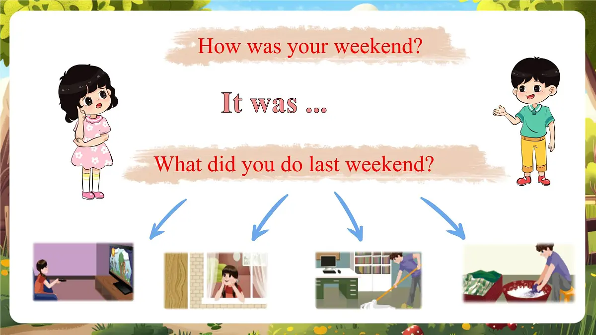 【精优公开课】Unit 2 Last weekend PB Let's learn 课件第6页
