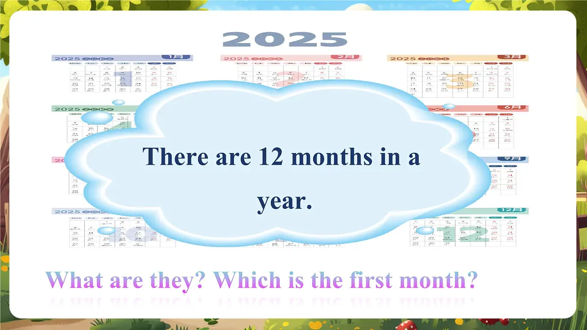 【精优公开课】Unit 3 My school calendar PA Let's learn 课件第7页