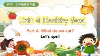 英语三年级下册（2024）Unit 4 Healthy food集体备课ppt课件