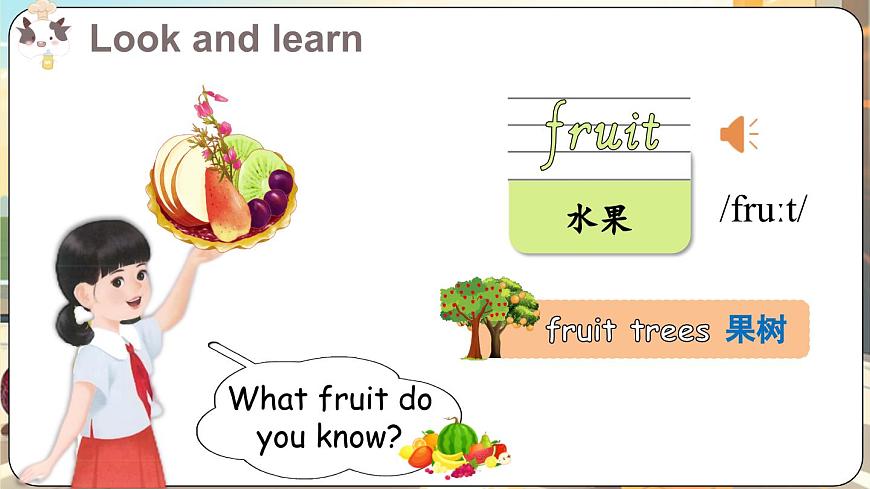 U4 第5課時(shí) B Let's learn & Listen and chant第7頁
