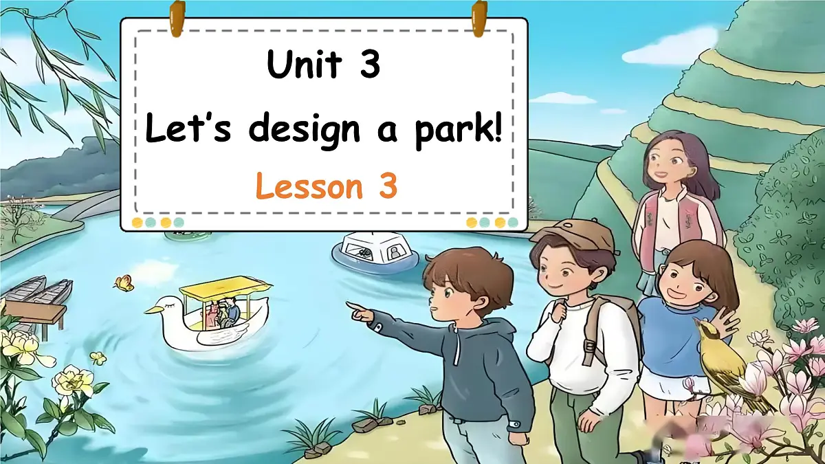 人教PEP2024英语 二下 Unit 4 Lesson 3 教学课件第2页