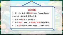 人教PEP2024英語 二下 Unit 4 Lesson 1 教學(xué)課件