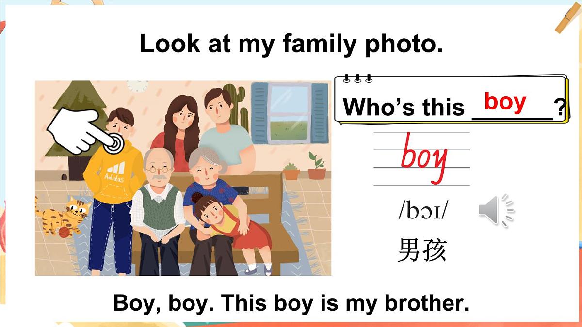 三年级英语下册教学课件《Unit 1 Meeting new people》Part B 第3课时第5页