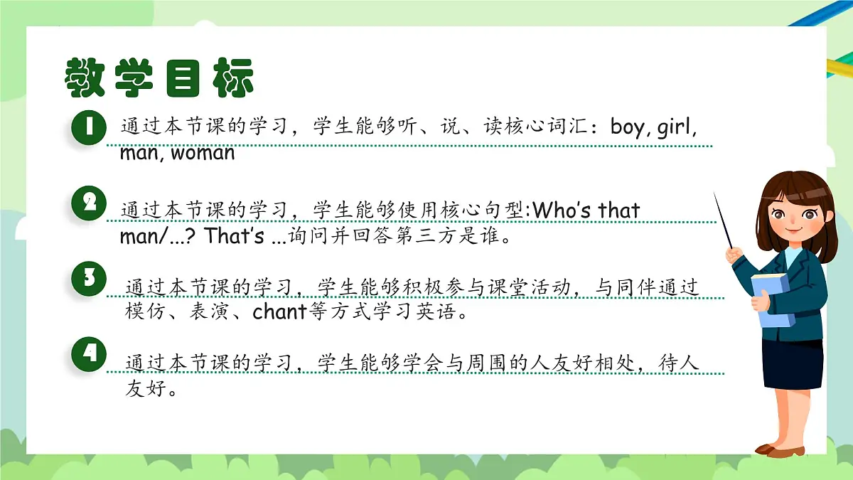 人教PEP2024英语 三下 Unit 1 第5课时 B learn教学课件第2页