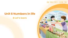人教版（PEP2024)英語(yǔ) 三下Unit 6 Lesson 5 B learn課件
