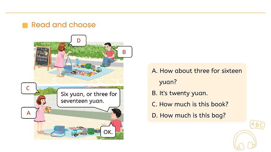 人教版(PEP2024)英語 三下Unit 6 Lesson 5 B learn課件第2頁