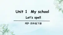 小学英语人教版PEP（2024）四年级下册Unit 1 My school Part A教学ppt课件