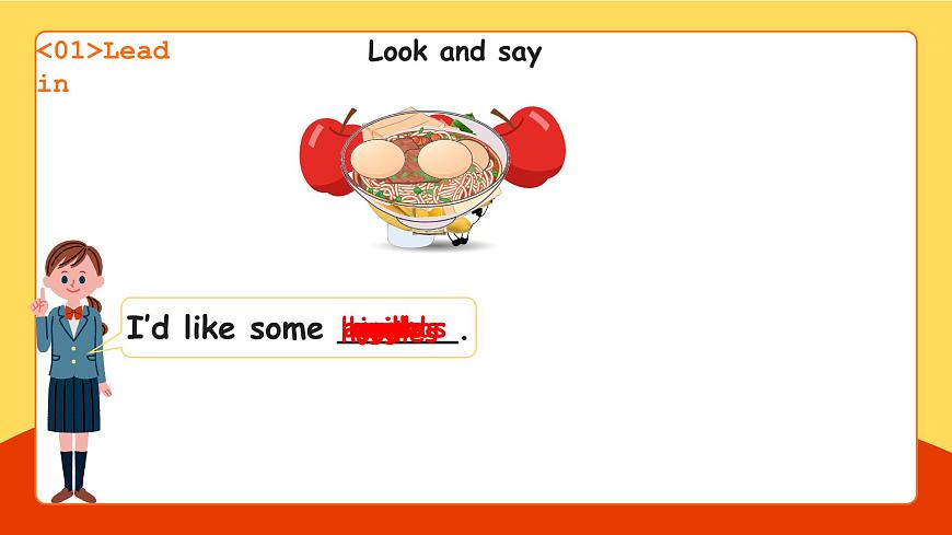 Unit 4 Healthy food Part B Let's talk&Role-play（課件）第5頁