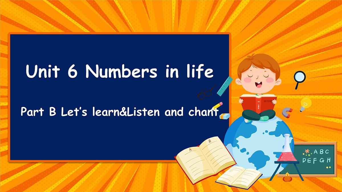 Unit 6 Part B Let's learn&Listen and chant(课件)第1页