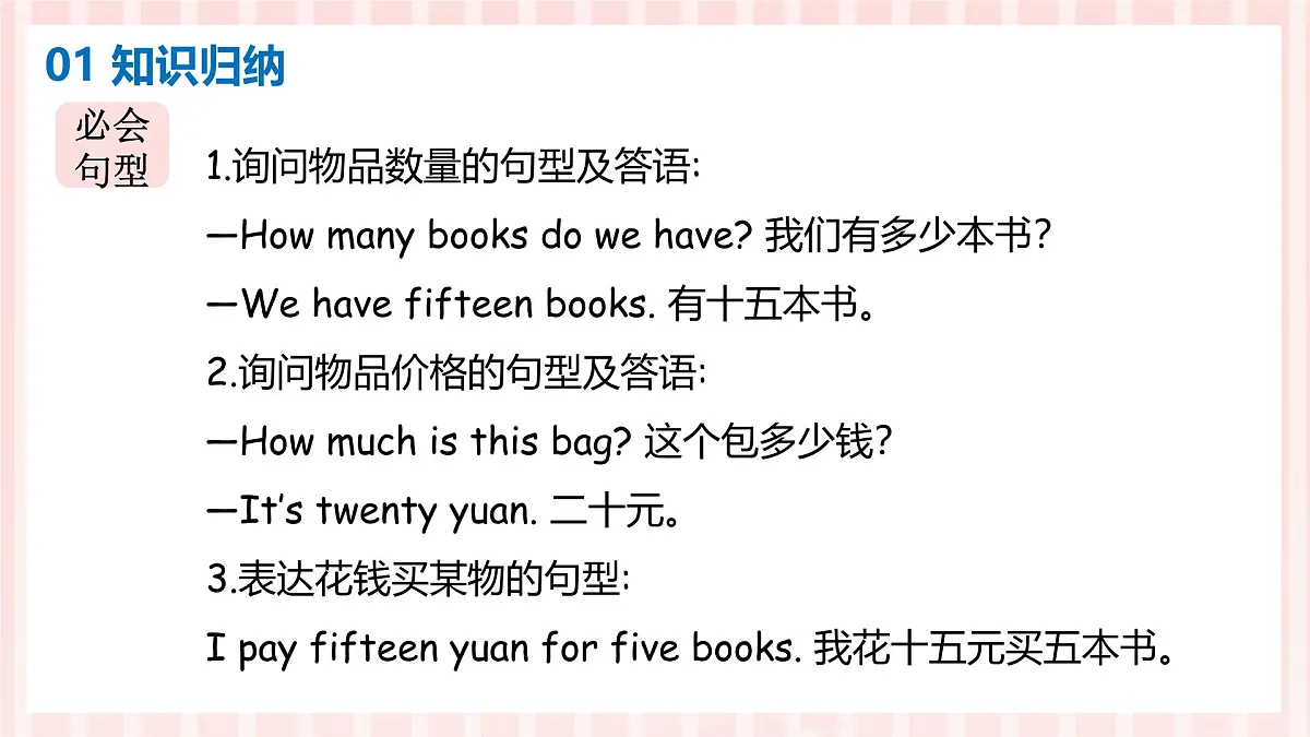 新人教PEP版小学英语三年级下册 Unit 6 复习课件第6页