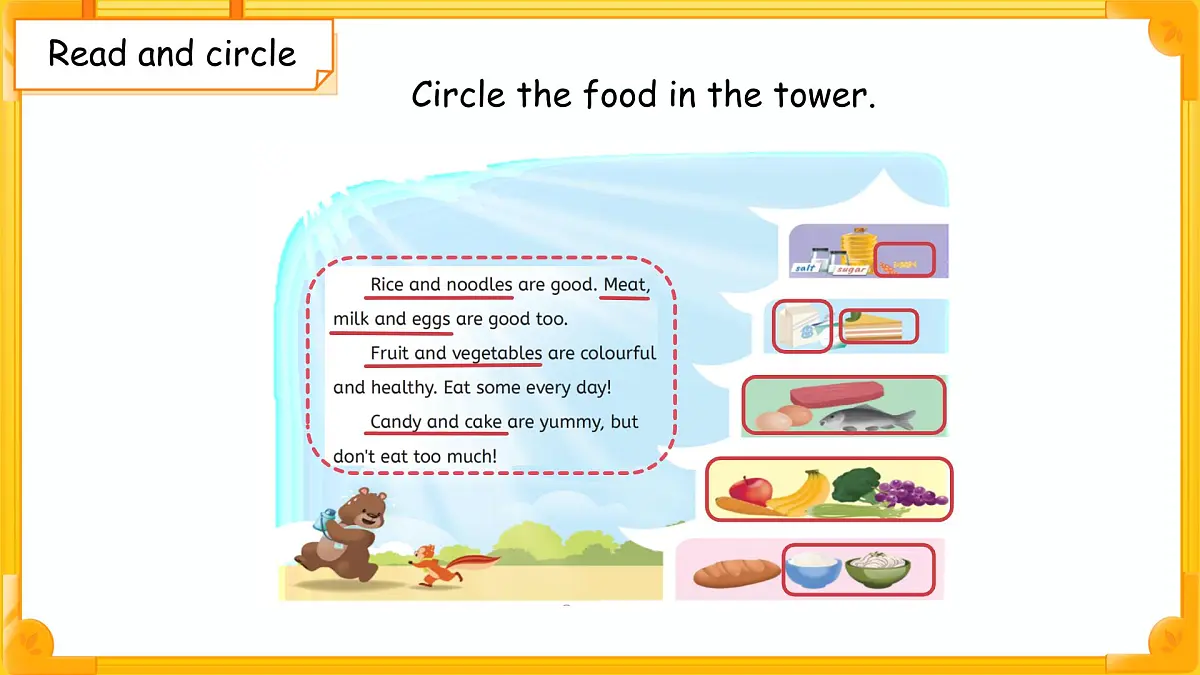 Unit 4 Healthy food Part C 课件 小学英语人教PEP(2024)三年级下册第6页