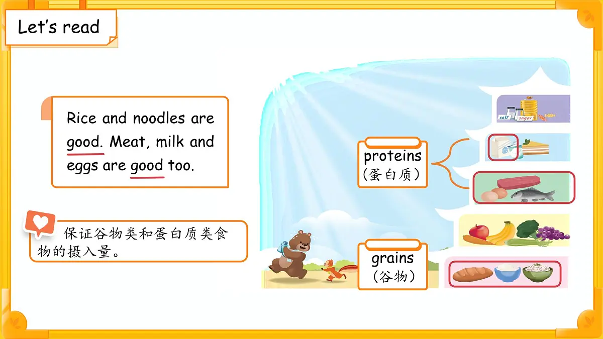 Unit 4 Healthy food Part C 课件 小学英语人教PEP(2024)三年级下册第7页