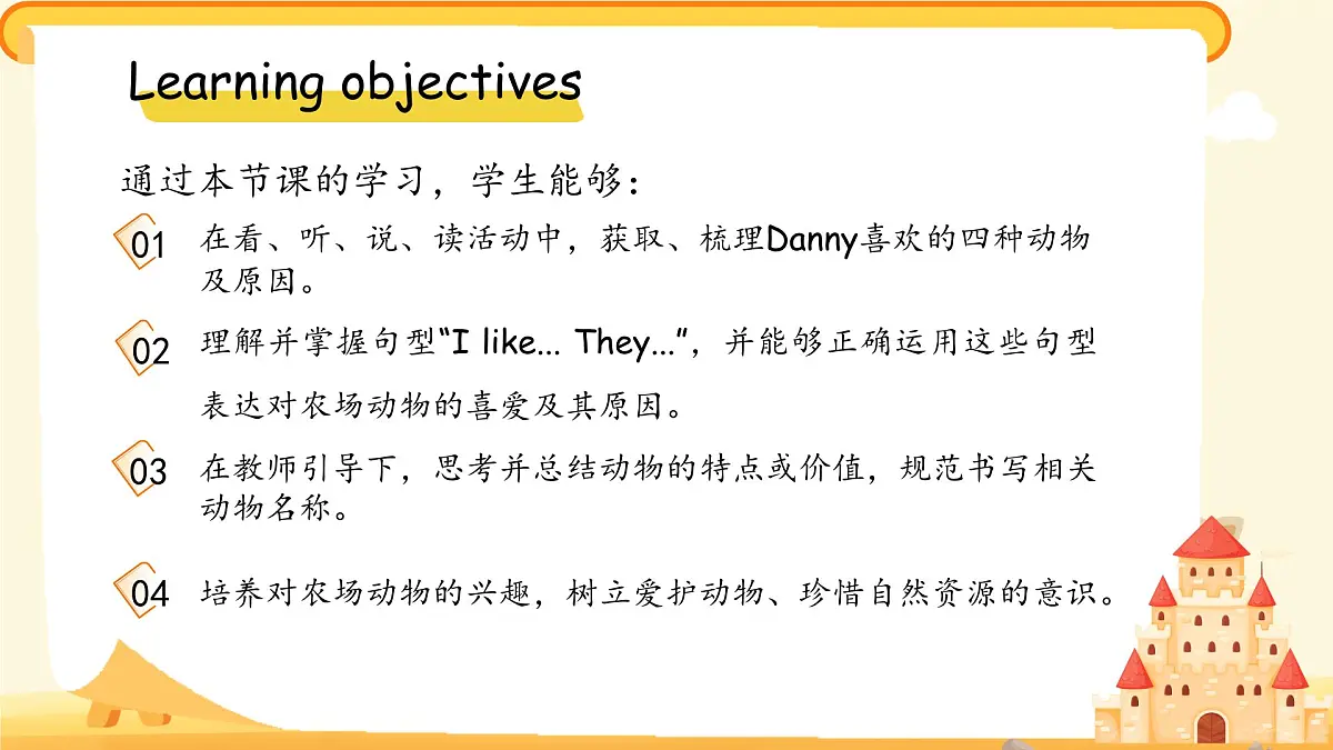 Unit 4 Lesson 4 I like all farm animals 课件 小学英语冀教版(2024)三年级下册第2页