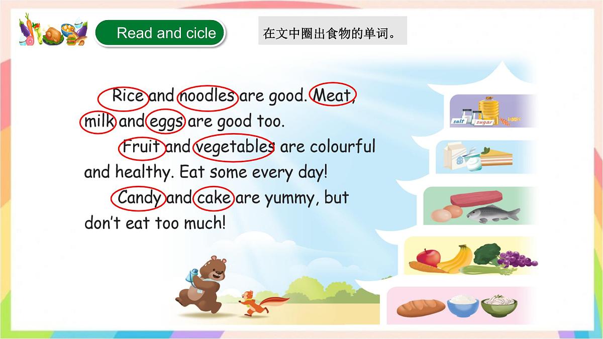 Unit4 Healthy food B read and write 课件 三年级英语下册 人教版PEP第6页