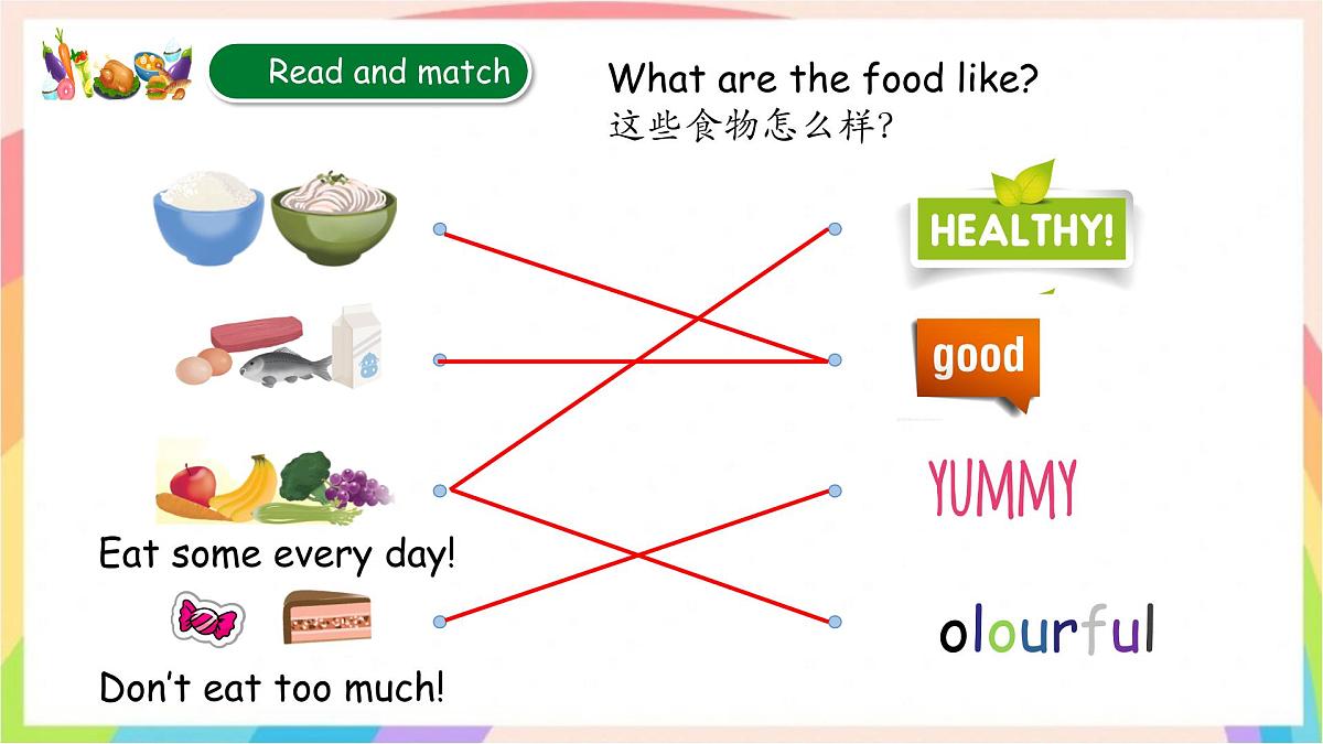 Unit4 Healthy food B read and write 课件 三年级英语下册 人教版PEP第8页