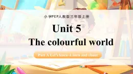 人教版三年級上冊  Unit 5 課時 2 Part A Let's learn~Listen and chant 精品課件（包含音頻，視頻）