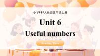 小学英语人教版PEP（2024）三年级上册（2024）Unit 6 Useful numbers Part C完美版ppt课件