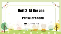 小学英语Unit 3 At the zoo Part A教学ppt课件