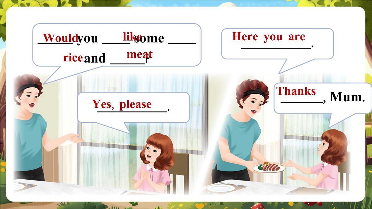【精优公开课】Unit 4 Healthy food PB Let's learn 课件第5页