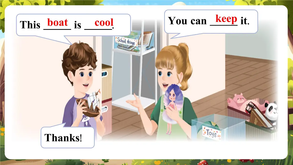 【精优公开课】Unit 5 Old toys PA Let's learn 课件第6页