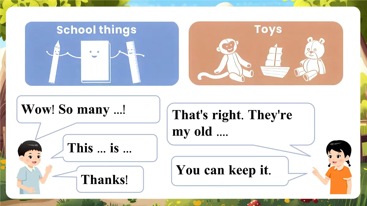 【精优公开课】Unit 5 Old toys PA Let's learn 课件第7页